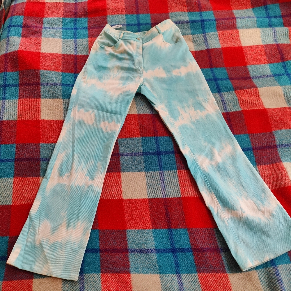 CELINE vintage tie dye pants